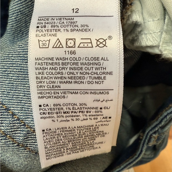 Old Navy WOW high-rise wide leg jeans size 12 - Picture 4 of 6